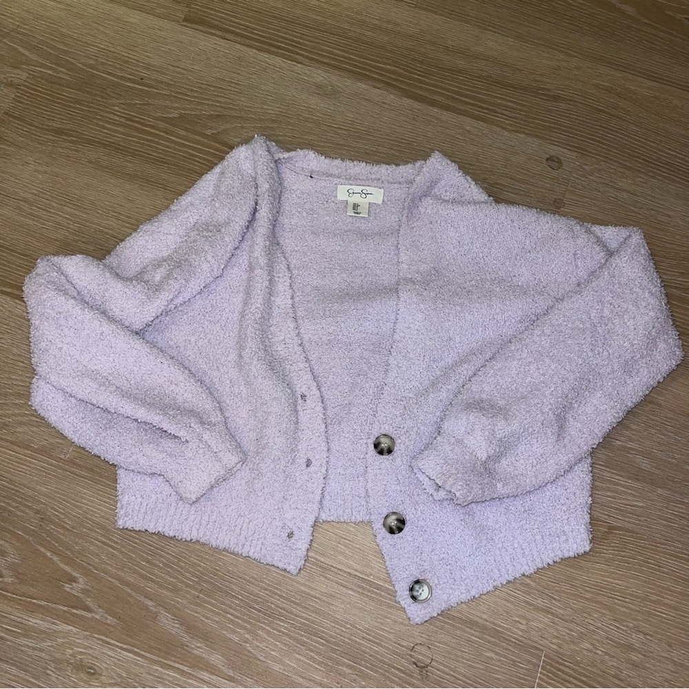 Jessica Simpson light purple soft cardigan sweater